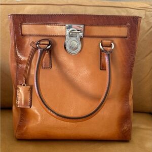 Michael Kors Brown Leather Tote